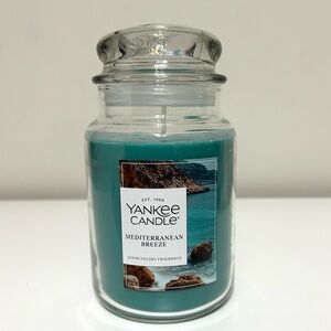 NWT Mediterranean Breeze Yankee Candle, 22 ounces